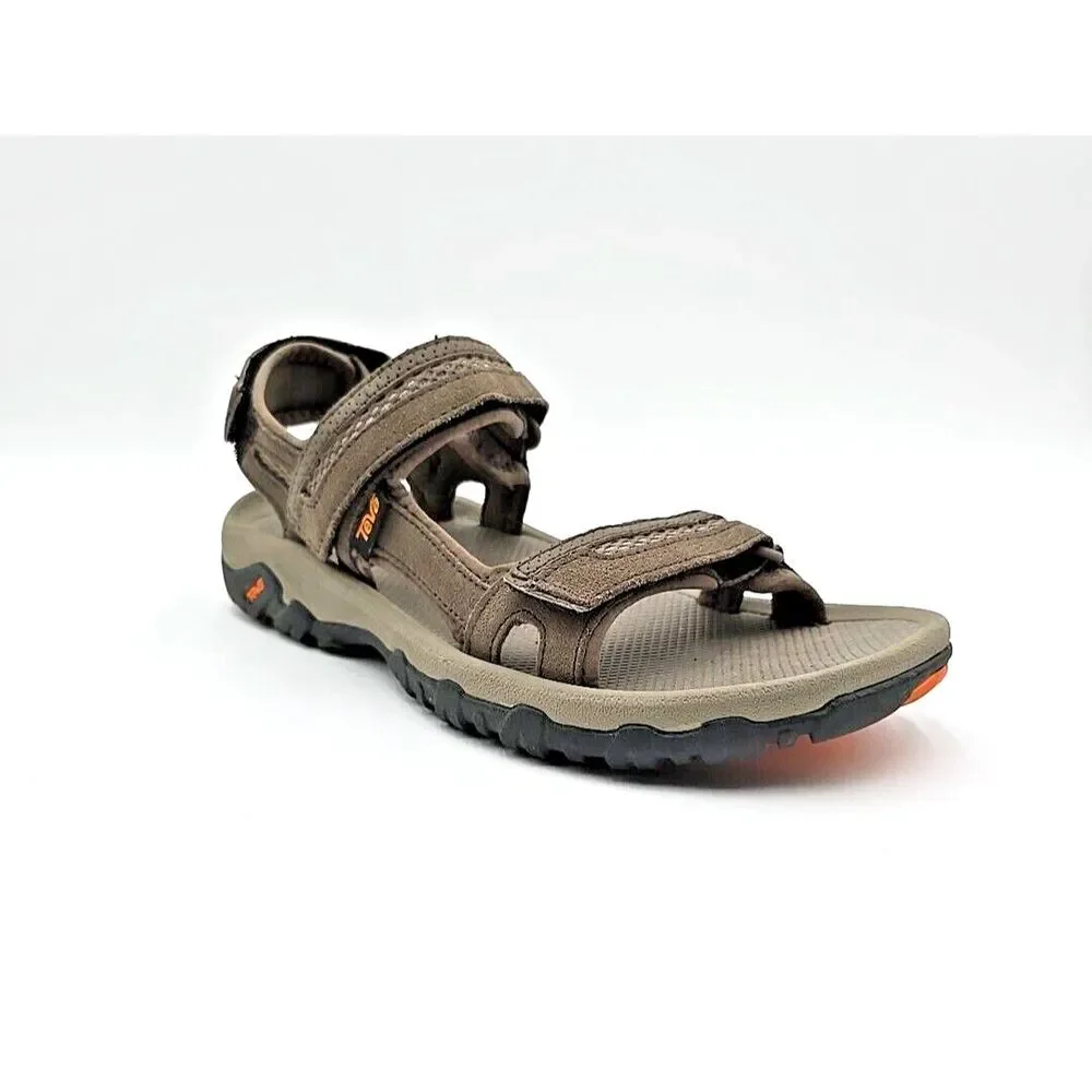 MENS TEVA HUDSON‎ HIKING SANDAL BUNGEE CORD SUEDE WATER SPORTS STRAPS Sz 9